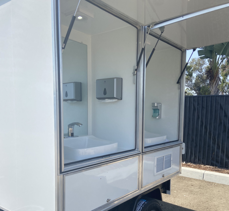 Portable 4 Sink Hand Washing Station Hollywood Honeywagons